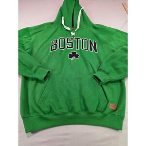 Bay State Gear Boston Hoodie Mens XL Green Shamrock St Patricks Day Pullover